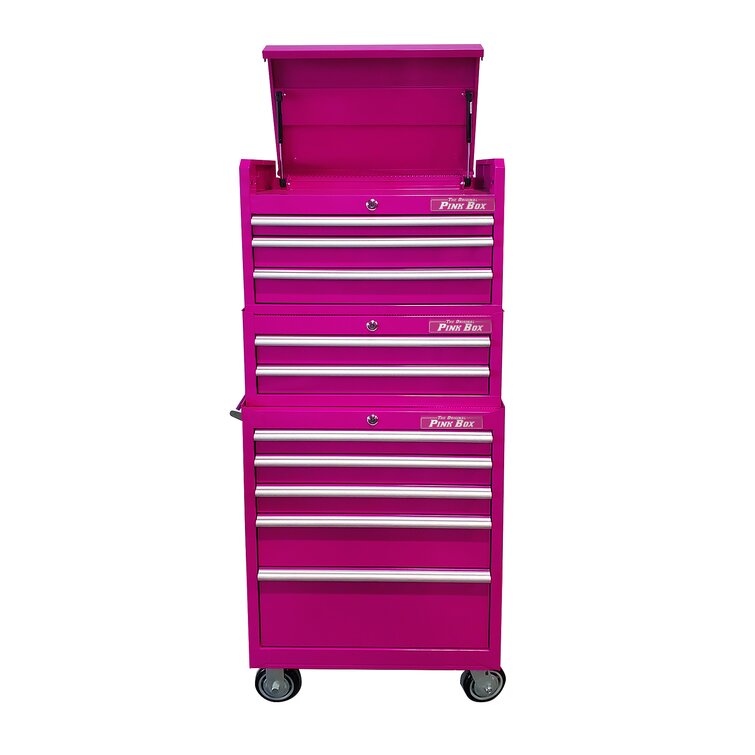 Pink tool box deals craftsman